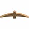 Ekena Millwork Bellingham Timber Gable Bracket, Western Red Cedar, 48"W x 14"H x 3 1/2"D x 5 1/2"F, 7/12 Pitch GBW048X14X0406BEL00SWR - alternate 4